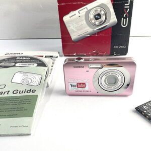 Pink Digital Camera - CASIO EXILIM EX-Z80  w Battery & Charger  3x Optical Zoom